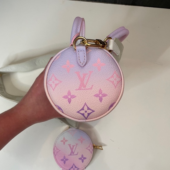 Louis Vuitton / Sunrise Pastel Monogram Coated Canvas Papillon BB Gold Hardware - Picture 9 of 9